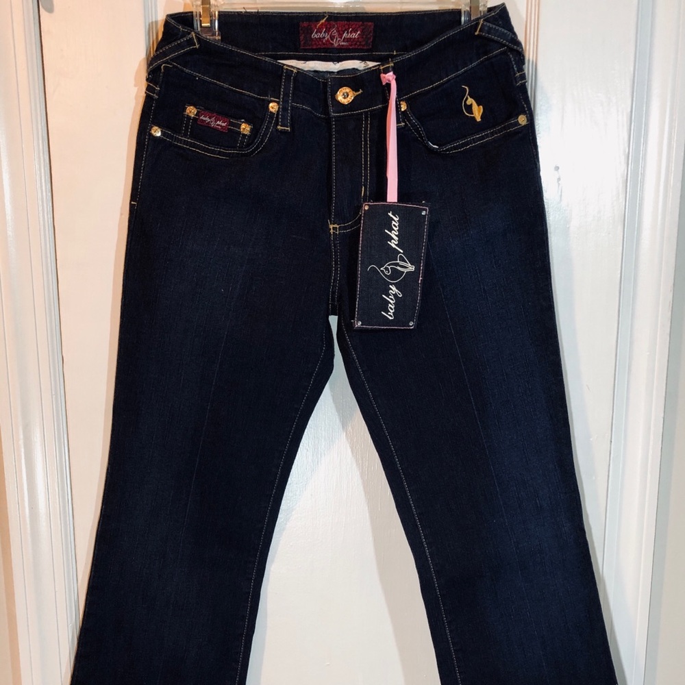 ✨Baby Phat Straight Leg Dark Blue Jeans Vintage